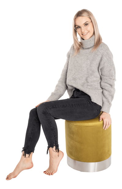 Taburetka Darcy (žltá)