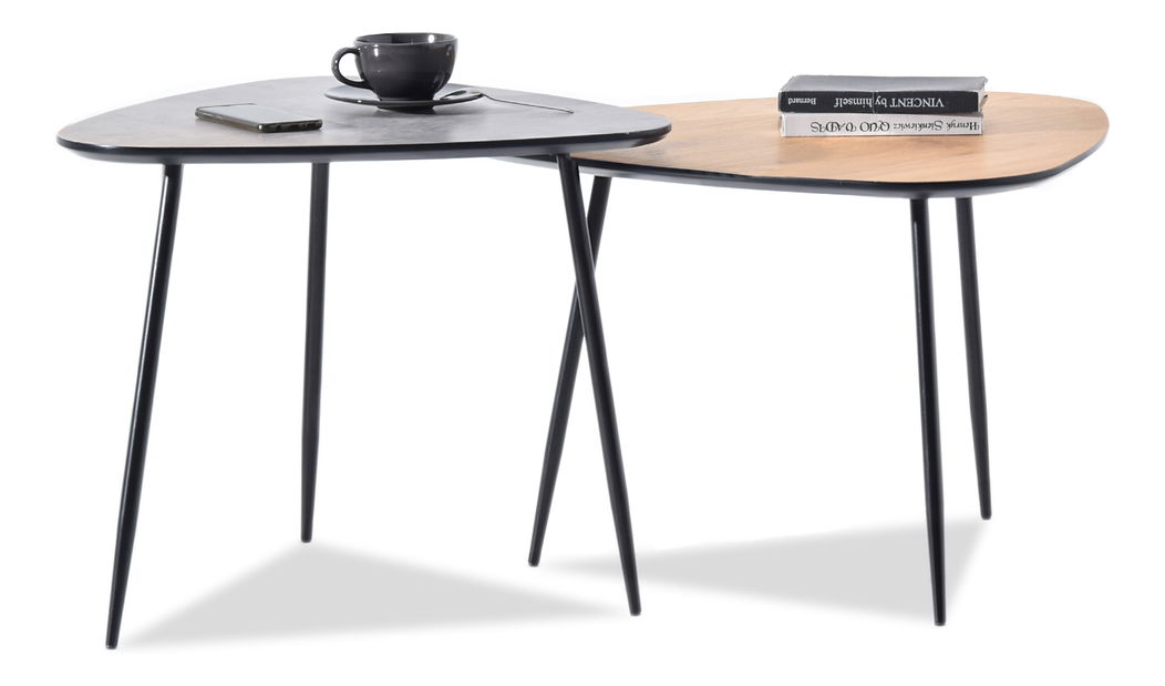 Stolić za kavu Rossi Zest Xl (hrast + crna)