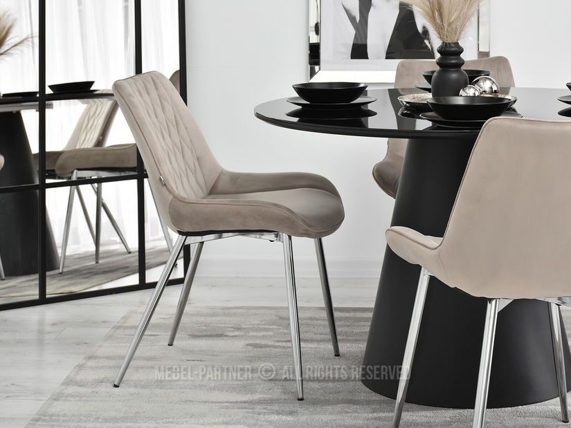 Stolička Aron (béžová + medená)