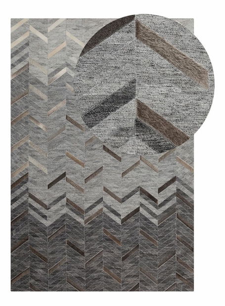 Koberec 200 cm Anakie (tmavosivá)