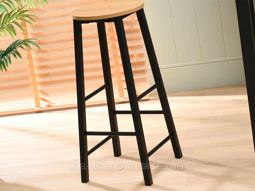 Barska stolica Fukando (hrast + crna)