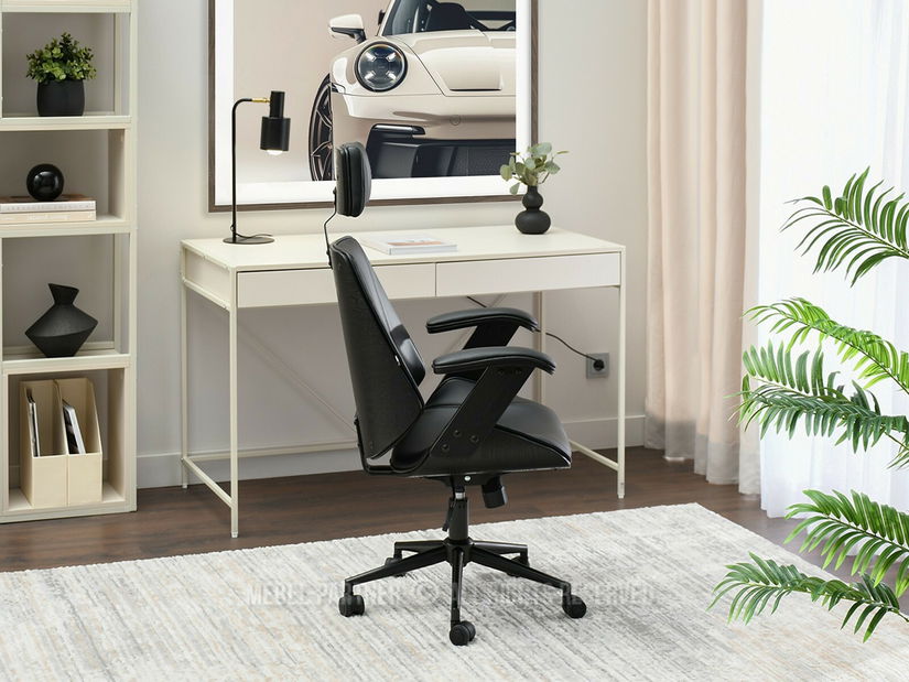 Fotoliu de birou Frankovstain (negru)