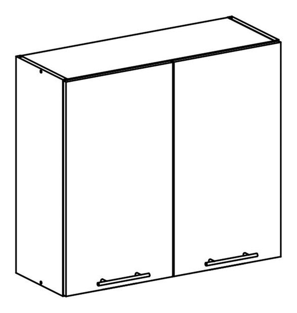 Dulap superior de bucătărie W80/72 Flor
