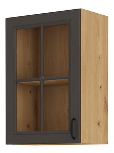 Horná kuchynská skrinka Sheila 40 GS 72 1F (dub artisan + grafit)