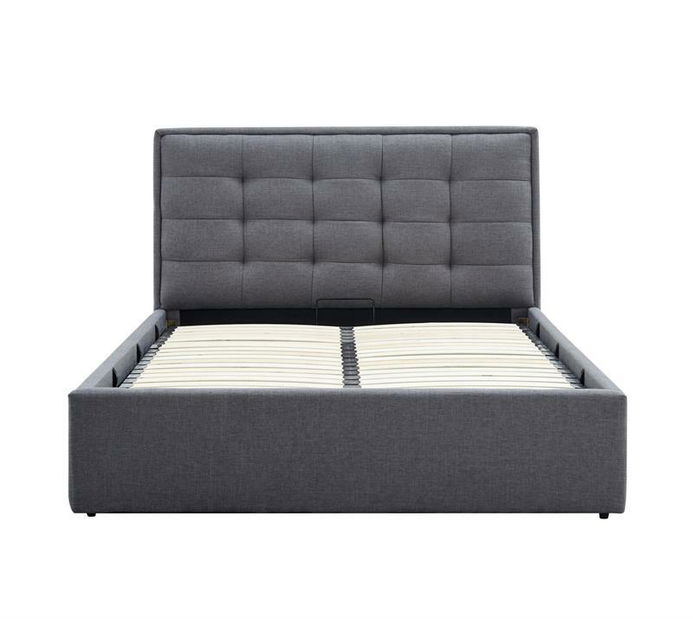 Manželská posteľ 120 cm Padvalion 120 (s úložným priestorom) (sivá)