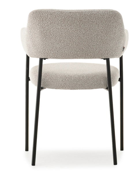 Jedálenská stolička Exigente (béžová + čierna)