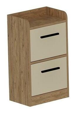 Noćni stolić Sivadu 3 (atlantski bor + bež)