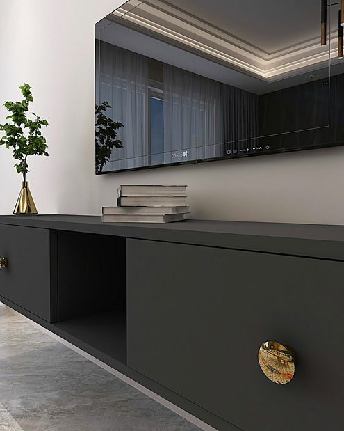 TV stolík/skrinka Zulia 1 (antracit)