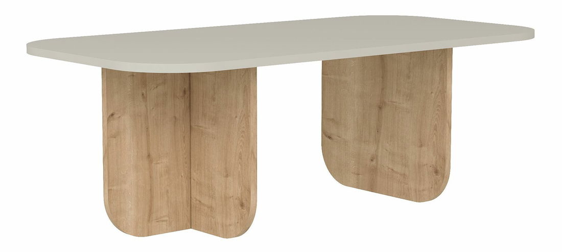 Măsuță cafea Berkinda (Stejar safir + nisipiu)