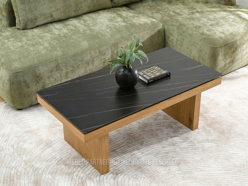 Stolić za kavu Aventajaban (crna + hrast)