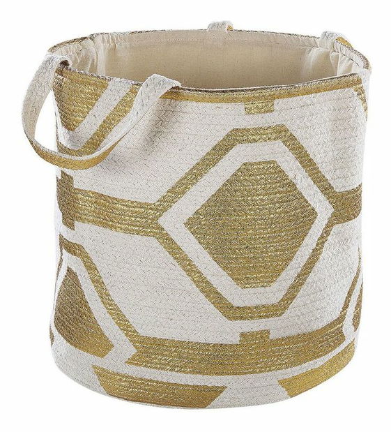 Textilný kôš 33x33 cm HANNOVER (textil) (biela)