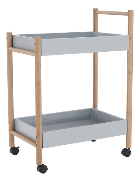 Stolić za serviranje Seren (siva + prirodna)