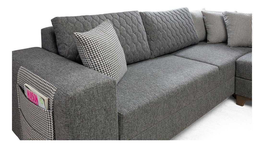 Sarokkanapé Lofty (szürke) 