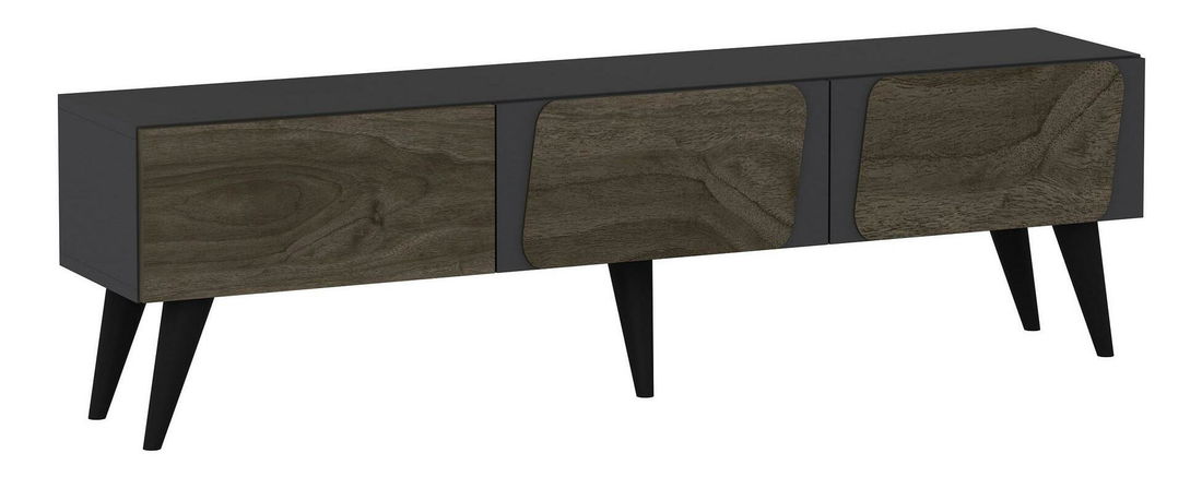 Masă TV/Dulap Sepiva (antracit + Nuc) 