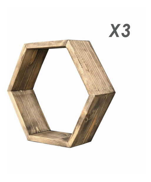 Set polica (6 kom.) Baboma 23 (orah)