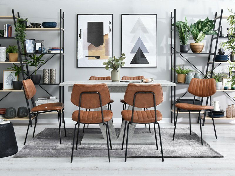 Szék Hugo (barna + fekete)