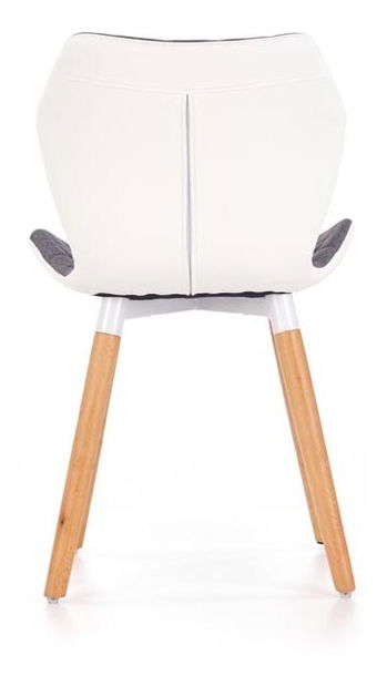 Blagovaonska stolica Ken (bijela + siva)