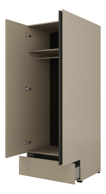 Dulap de haine Crossroad S18 (congo + negru)