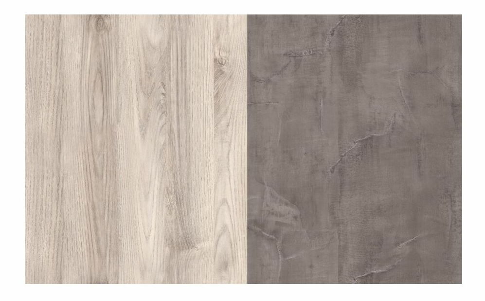 Rozkladací jedálenský stôl 130 JESS (gaštan nairobi + onyx) (pre 6-8 osôb)