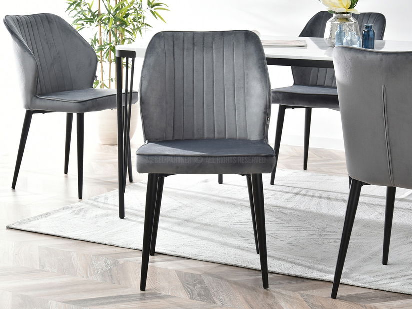 Scaun Greta K (gri + negru)