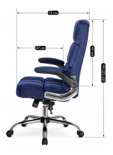 Irodai fotel Limpieza (tengerészkék) 