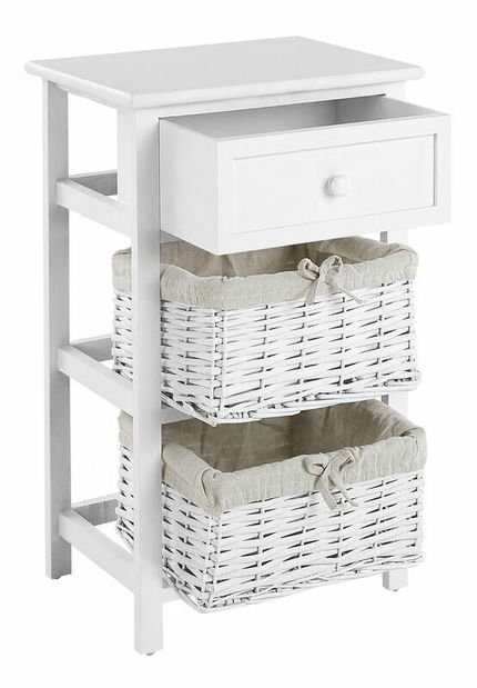 Noptieră Fulton (alb) *resigilat