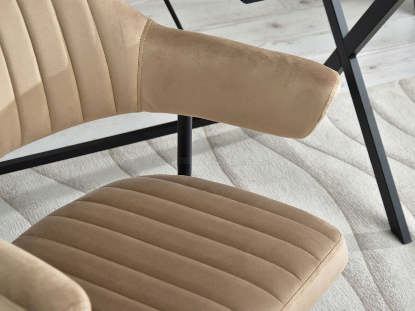 Scaun Merylyn (bej + negru)