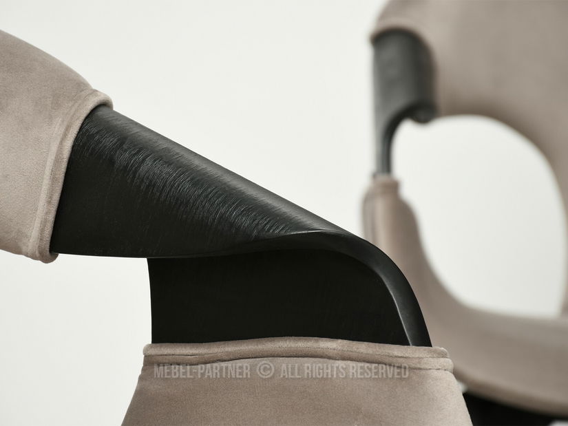 Scaun Kurt (bej + negru)