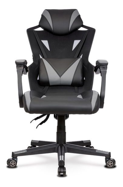 Kancelárske/herné kreslo Yarbun-Y322-GREY (čierna + sivá)