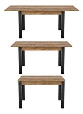 Rozkladací stôl 130-175 cm Oralee 92 (čierna)