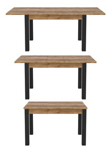 Masă extensibilă 130-175 cm Oralee 92 (negru)