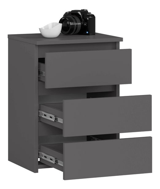 Nočný stolík Contragolpe (grafit)