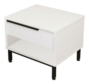 Noćni stolić Otto 14 (bijela + crna)