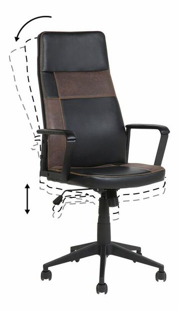 Irodai szék Deluxy (fekete)