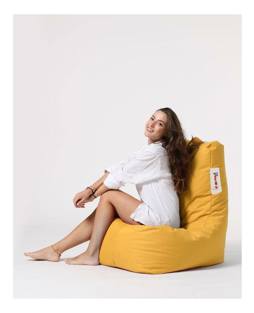 Fotoliu puf Dust (Galben)