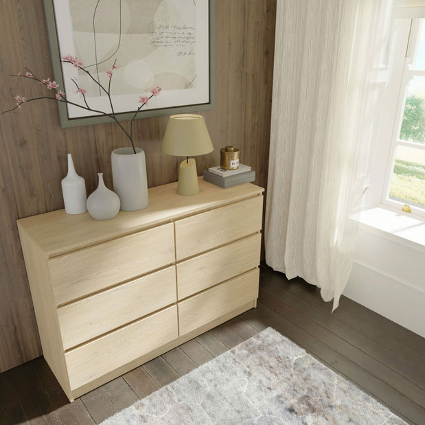 Komoda Maya S6 (hrast cremona)