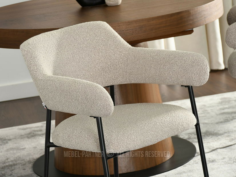 Scaun sufragerie Exigente (bej + negru)