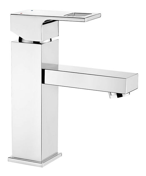 Mobilier baie Olevaro I (Alb + Stejar artisan) (cu chiuvetă și baterie Platino BCZ 020M)