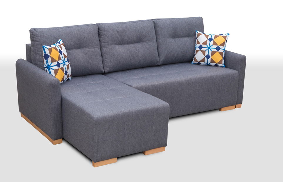 Sarok kanapé Xantho (szürke) (B)