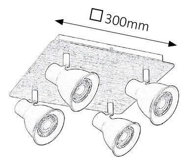 Spot LED Mac 5905 (negru + fag)
