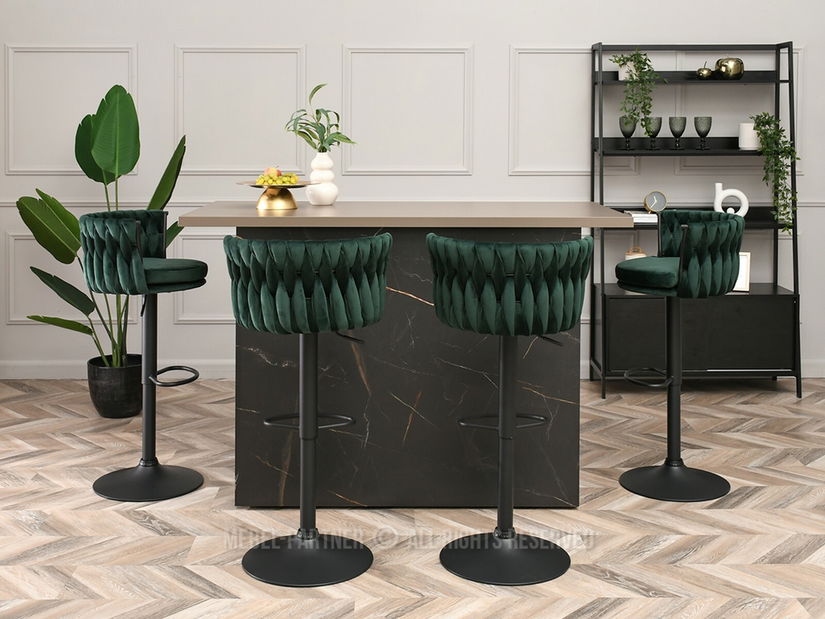 Scaun Adel (verde + negru)