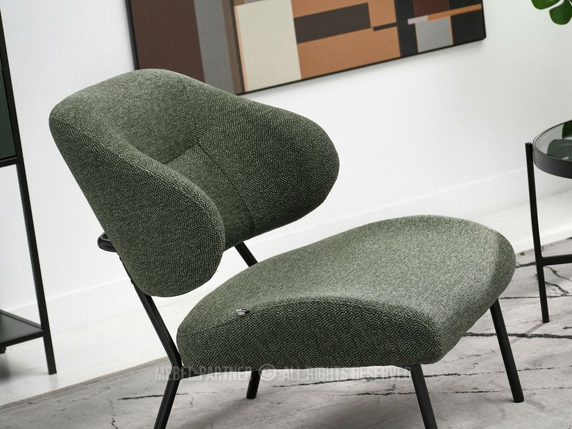 Fotoliu Estrida F (verde + negru)