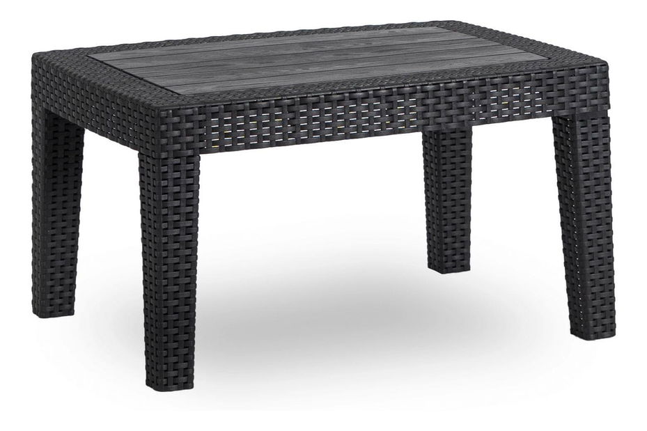 Set mobilier de grădină Buenos (gri închis) (pentru 5 persoane)