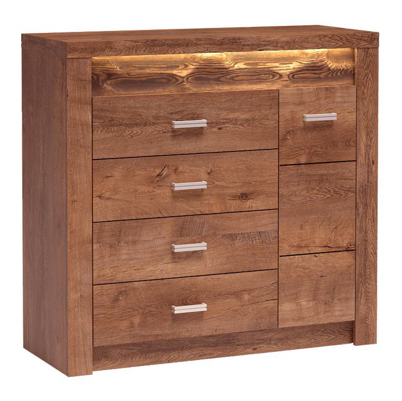 Komód Indie 17 (világos kőris)