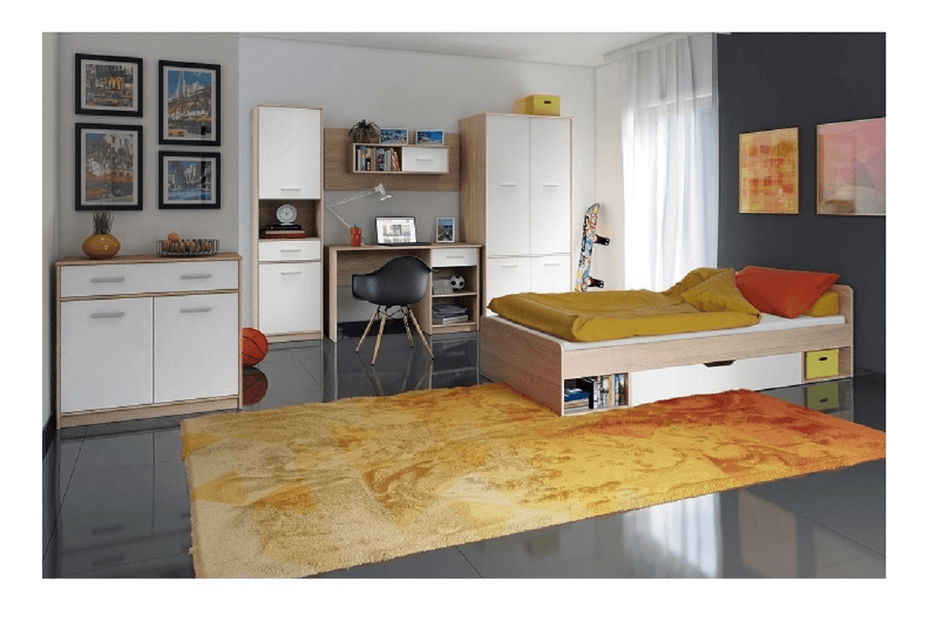 Masă PC Thornham 1S (alb)