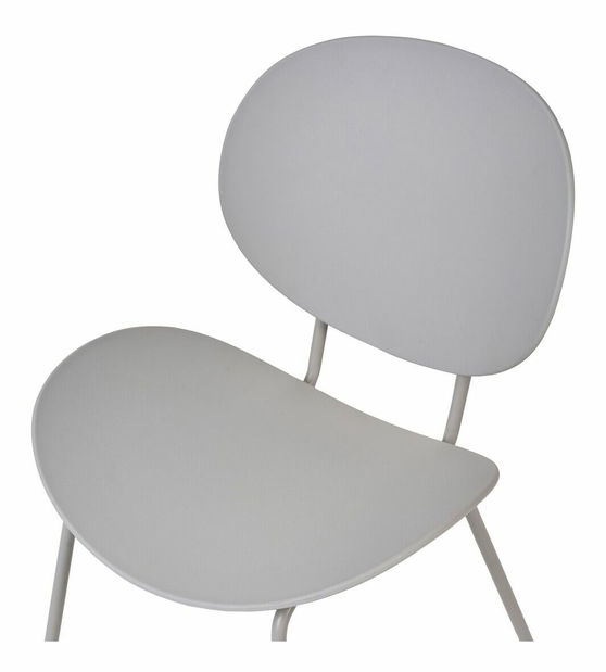 Étkezőszék készlet (2 db) Sarrah (szürke) 