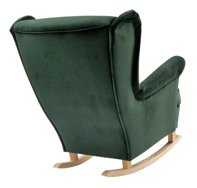 Fotoliu balansoar cu urechi Trasmitirle (verde + fag) 