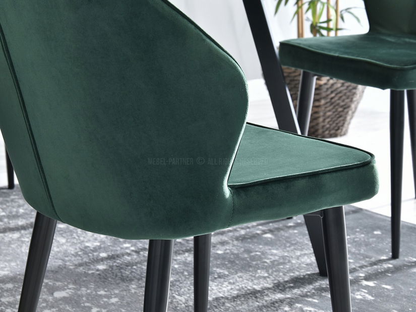 Scaun Greta K (verde + negru)
