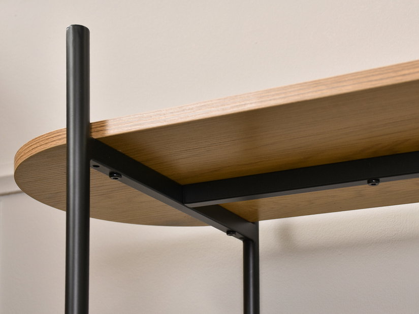 Raft Linde (stejar + negru)
