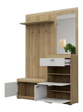 Predsoblje Raphael (hrast riviera + bijela)